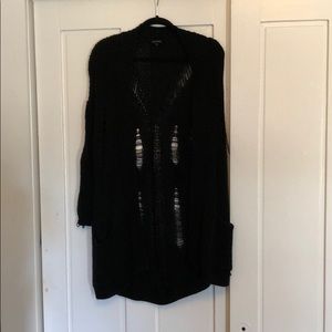 River island distressed cardigan
